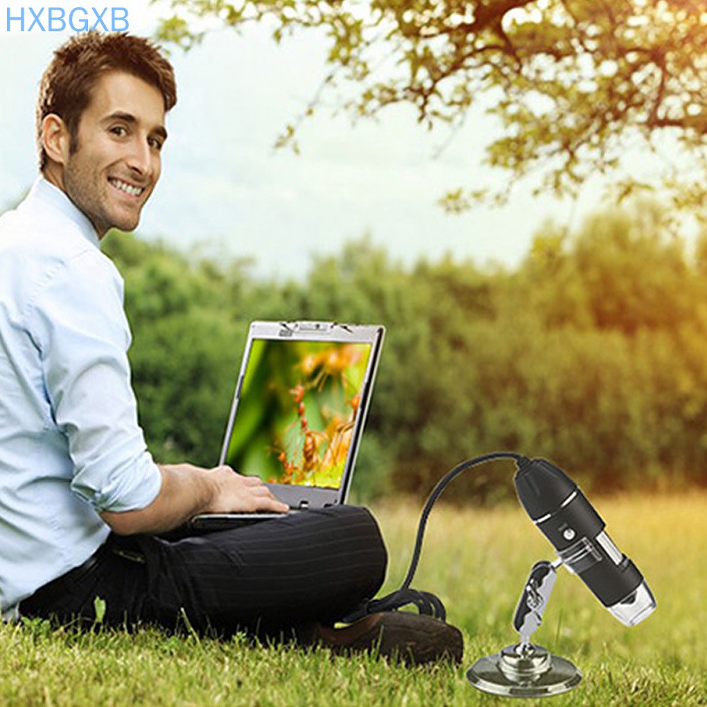 Kính Hiển Vi Điện Tử Phóng Đại 500 Lần Có 8 Đèn LED Cổng USB | BigBuy360 - bigbuy360.vn