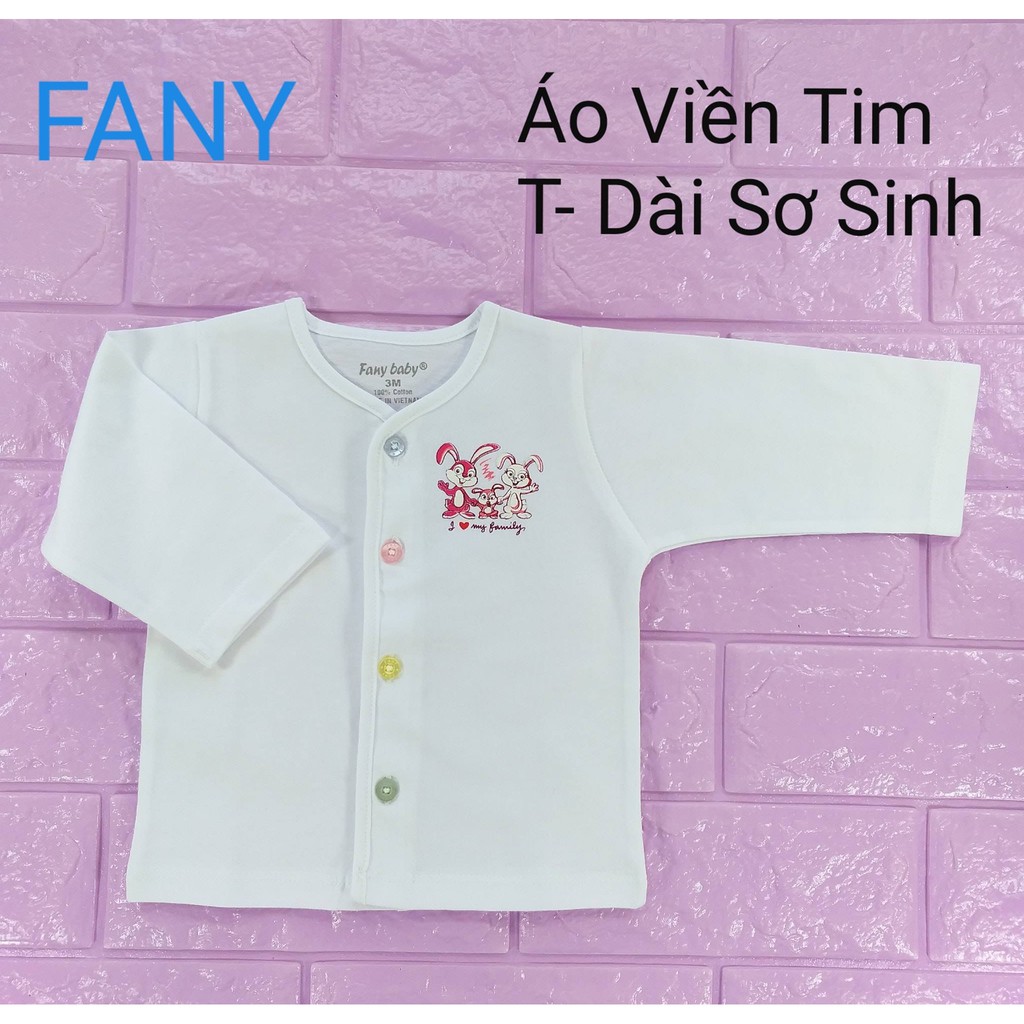 ÁO SƠ SINH CAO CẤP TAY NGẮN TAY DÀI FANY 0-18 THÁNG