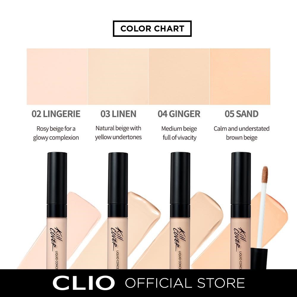 Kem Che Khuyết Điểm Clio Kill Cover Liquid Concealer