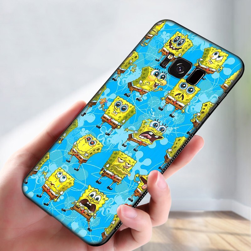 Samsung Galaxy S10 S9 S8 Plus S6 S7 Edge S10+ S9+ S8+ Casing Soft Case 115LU SpongeBob SquarePants mobile phone case