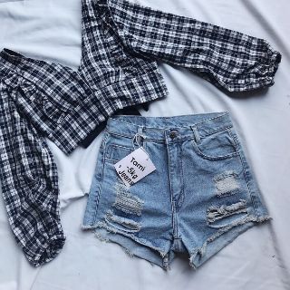 🎀🎀SHORT JEANS NỮ RÁCH + ẢNH THẬT🍭🍭
