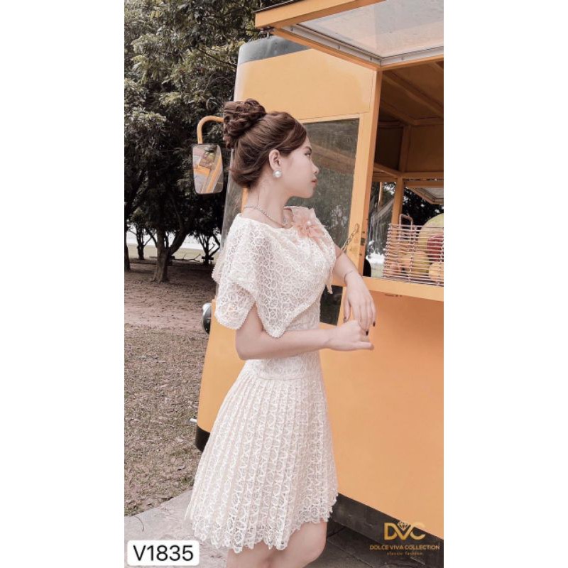 VÁY THIẾT KẾ REN RẬP LI V1835 | BigBuy360 - bigbuy360.vn