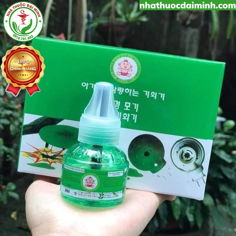 Bộ Đèn Đuổi Muỗi Hàn Quốc - Tinh Dầu Tự Nhiên An Toàn, Không Độc Hại