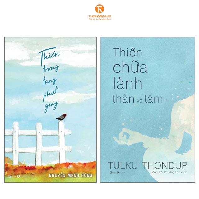 Sách - Combo Thiền Trong Từng Phút Giây + Thiền Chữa Lành Thân Và Tâm thumbnail