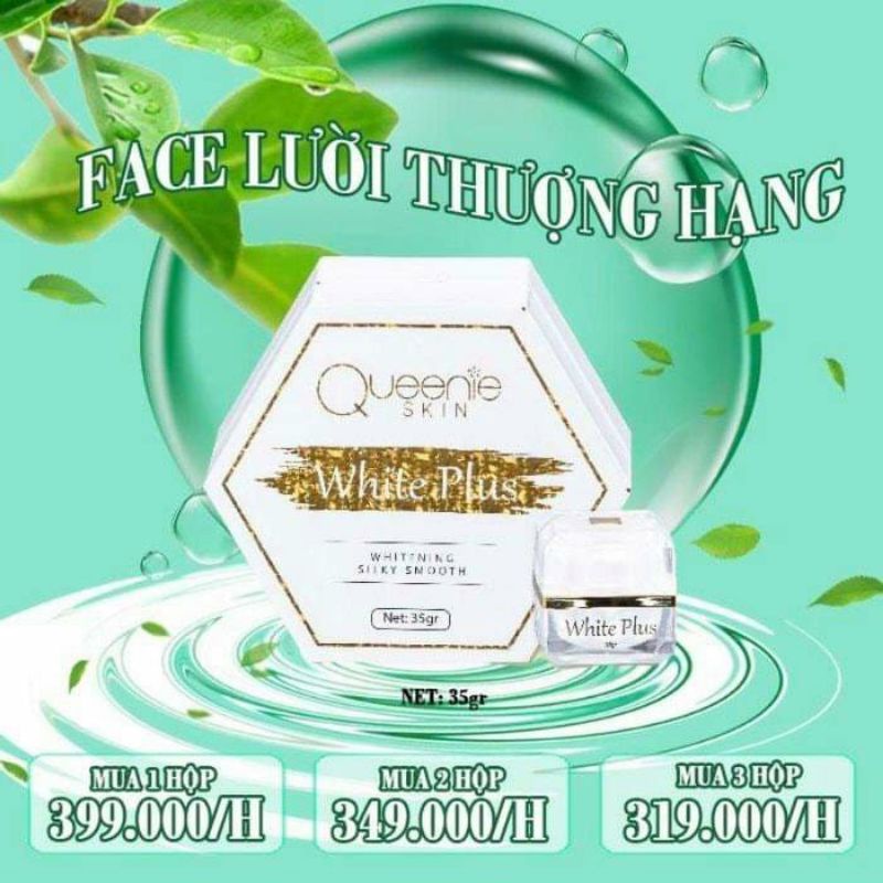 Face "Lười" thượng hạng Queenie Skin 35gr dưỡng trắng căng da