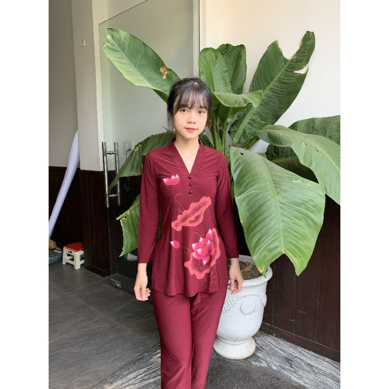 đồ bộ Đi chùa. cắt tân lửng., .