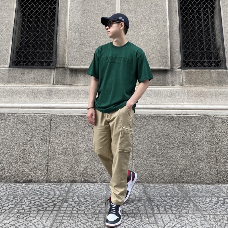 Quần Baggy Cargo - Beige