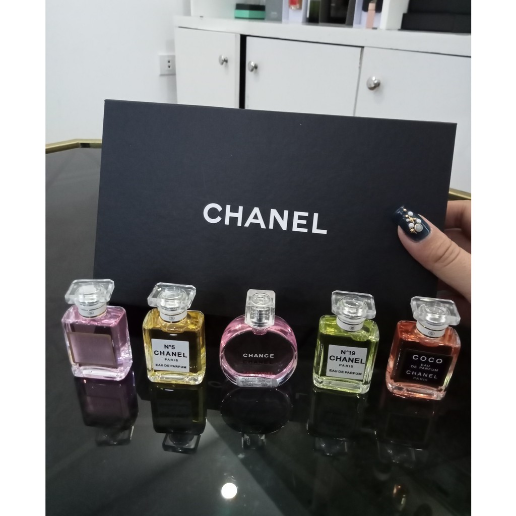 ❤️𝘊𝘩𝘪́𝘯𝘩 𝘏𝘢̃𝘯𝘨❤️ Bộ 5 chai nước hoa Chanel cao cấp
