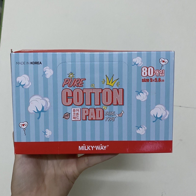 bông tẩy trang milky way