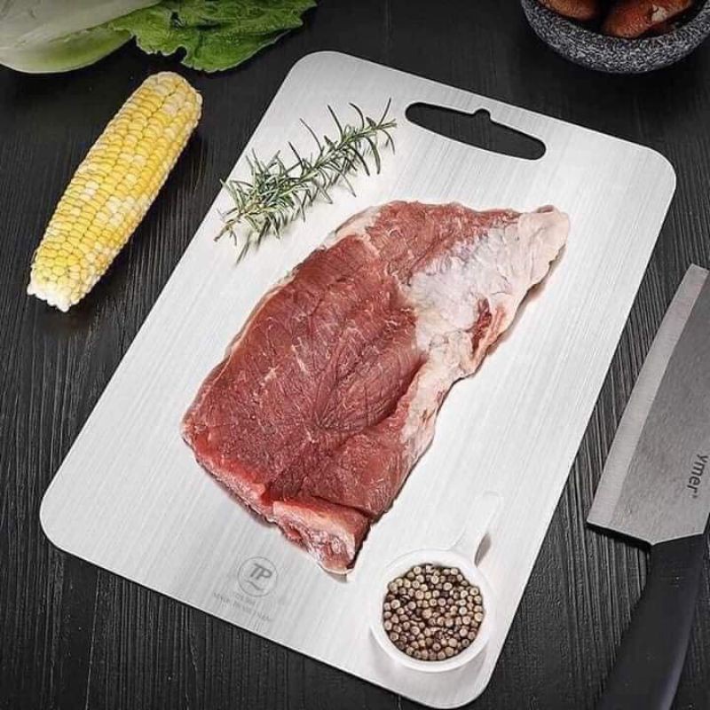 Sale !!! Thớt inox 304 cao cấp kháng khuẩn cường lực tiện lợi (SP002207 ) shop phúc yến