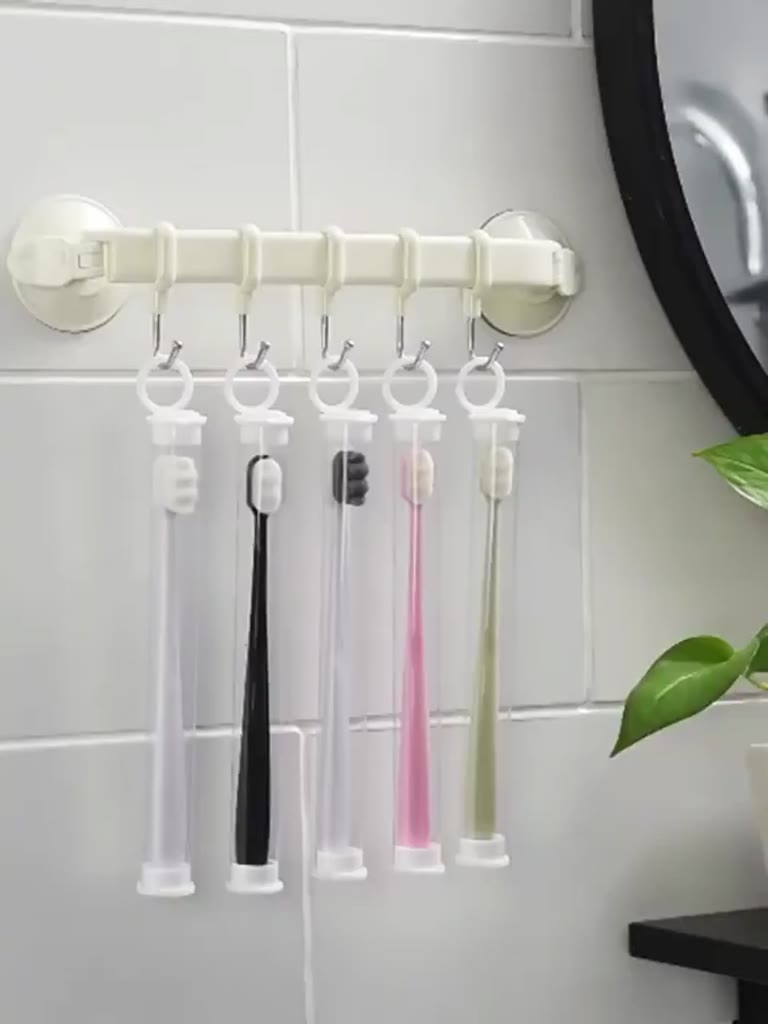 Bàn chải đánh răng lông mềm mịn có hộp tròn P0456 | BigBuy360 - bigbuy360.vn