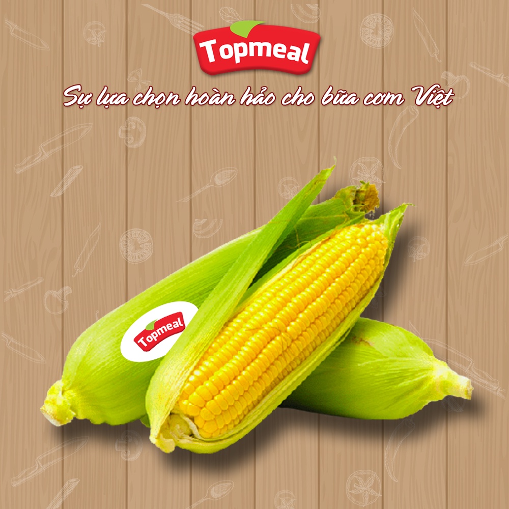 HCM - Bắp Mỹ Topmeal (3 trái/túi) - [Giao nhanh TPHCM]