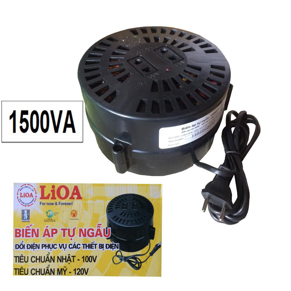 Bộ đổi nguồn 220v sang 100v - 120v lioa 1500va