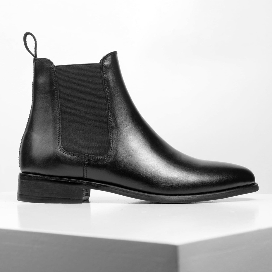 [ Đế Phíp ] Giày Chelsea Boots công sở, da bò nguyên tấm