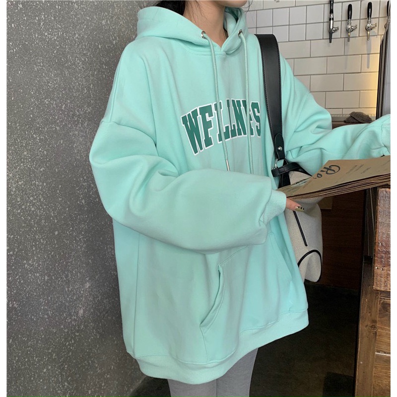 Hoodie Dáng Rộng Nam Nữ WFL Dáng Rộng Unisex Oversize Mũ To Uzzlang Phong Cách Hàn Quốc