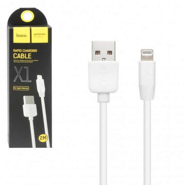 Cáp sạc Lightning iPhone Hoco X1 ✓ Dài 2M ✓ Chính Hãng