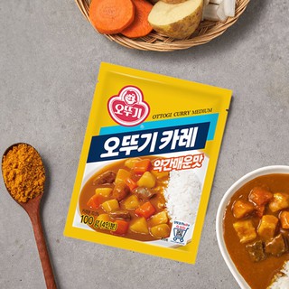 Bột cà ri Ottogi 1kg một chút cay OTTOGI CURRY MEDIUM 오뚜기 카레 약간매운맛 1KG