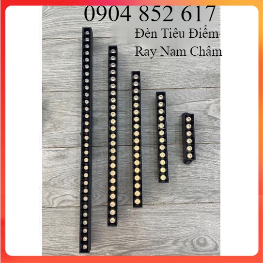 Đèn  LED Tiêu Điểm thanh ray nam châm đủ mọi công suất 6W 12W 18W