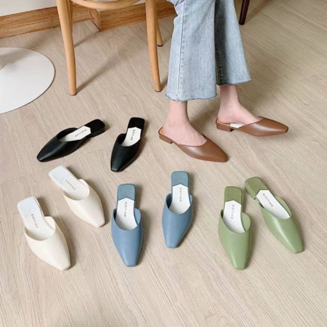 [SH21] Giày sục đế bệt da mềm