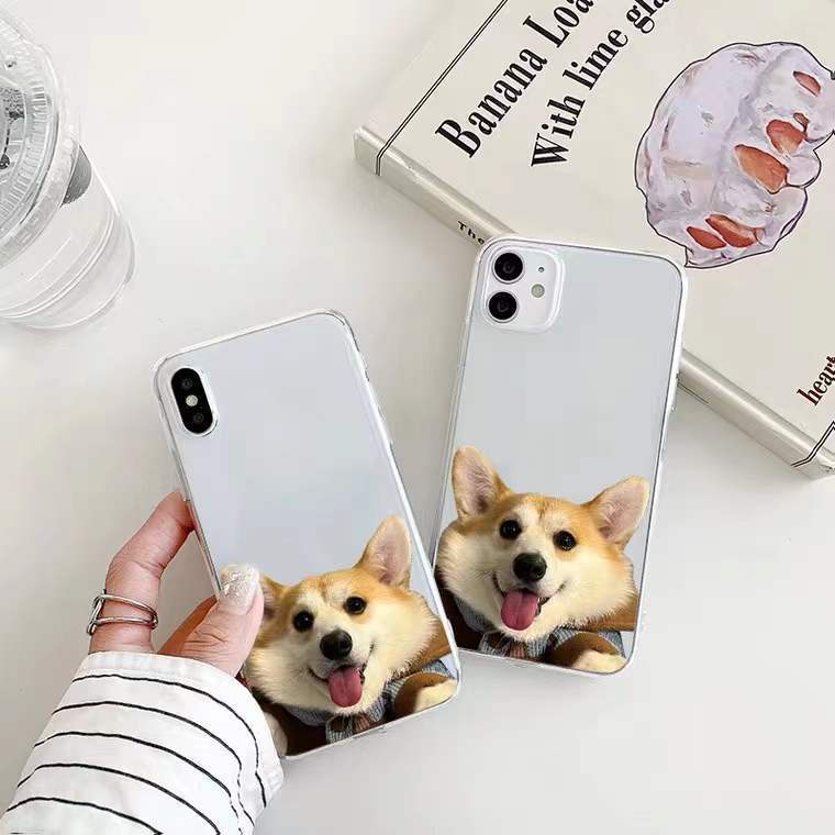 Ốp Điện Thoại Hình Corgi Dễ Thương Chống Sốc Cho Iphone 13 Pro 11 Pro Max Xr 6s 7 8 Plus 12 Mini 14Pro Xs Max