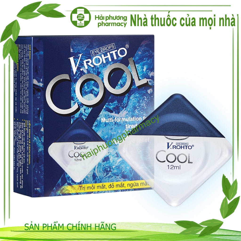 (CHÍNH HÃNG) V.Rohto Cool - Nước nhỏ mắt tạo sức sống mới cho đôi mắt