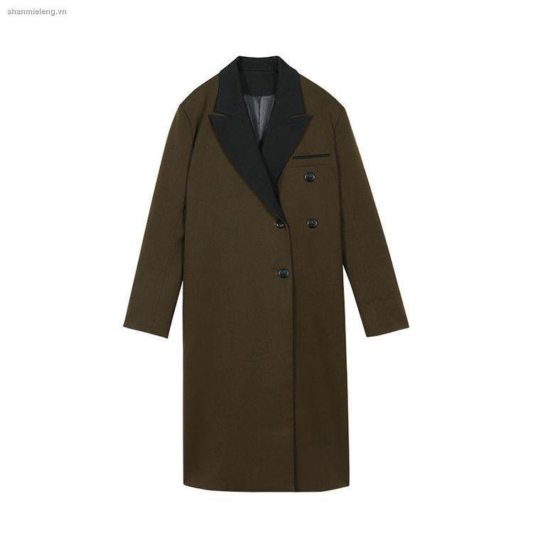 Áo khoác dáng rộng màu sắc cổ bẻ phong cách Hong Kong cổ điển thời trang mùa thu cho nữ
 za4B | BigBuy360 - bigbuy360.vn