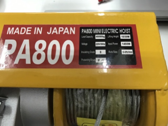 Máy tời điện pa 800