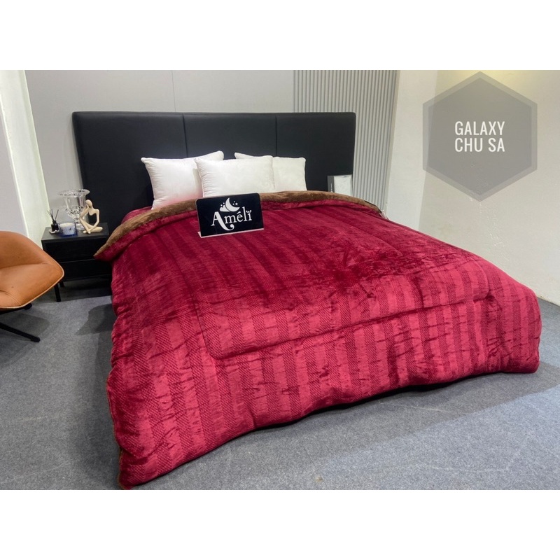 Chăn Lông Cừu 4,5kg Đắp Đại Hàn Chính Hãng AMELI