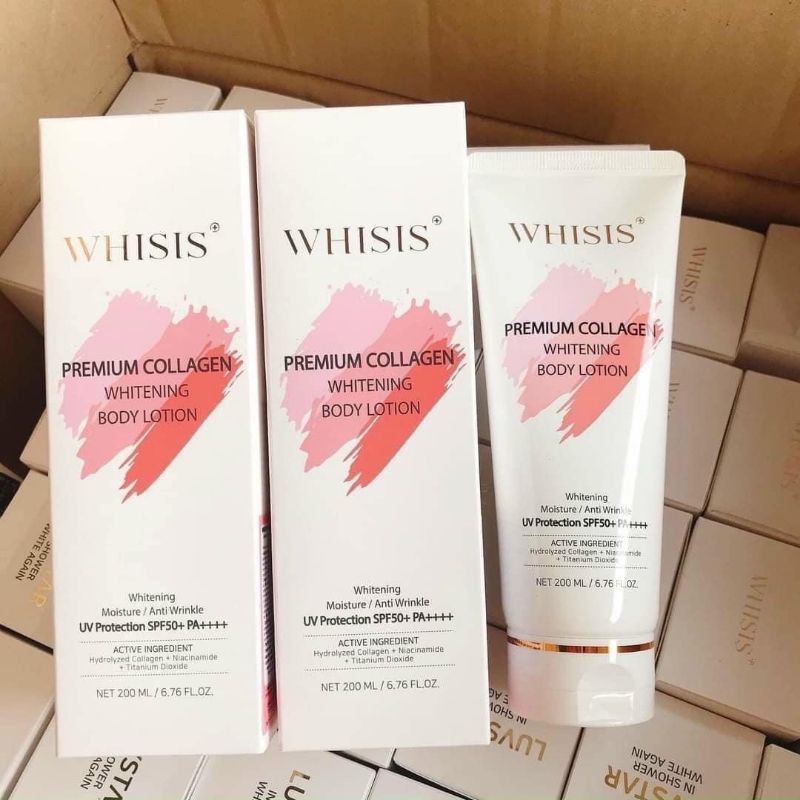 Kem Body Trắng Da WHISIS Chống Nắng 200ml