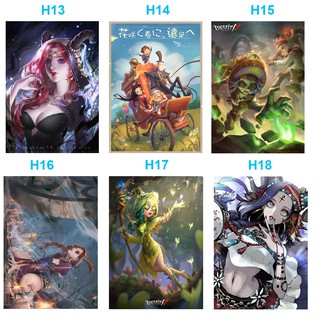 Poster-Tranh-dán -tường-anime-Identity-V (MẪU 1)
