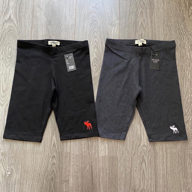 Quần legging ngố thêu nai Aber