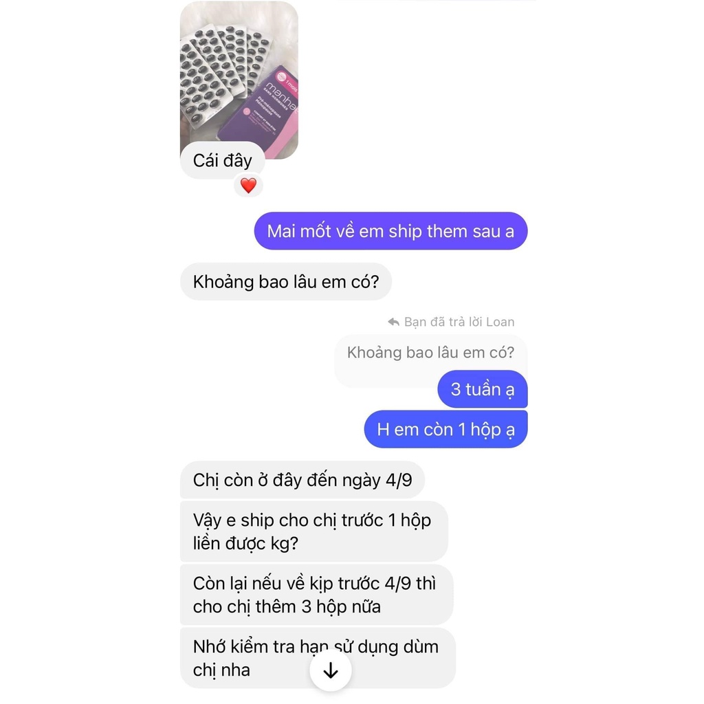 Viên nội tiết tố nữ Nutrisante MANHAE - Pháp