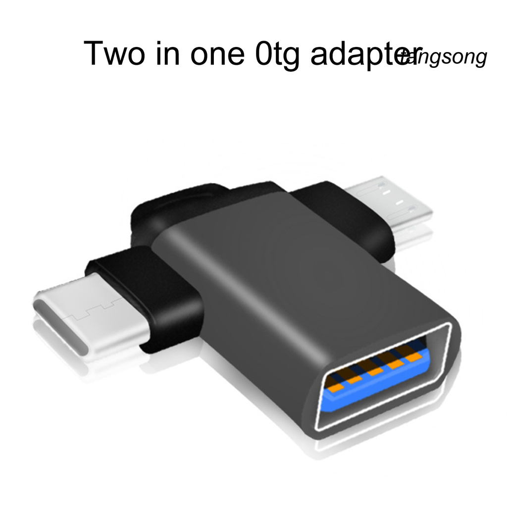 Đầu Chuyển Đổi Ts-2 Trong 1 Type-C Micro Usb Otg