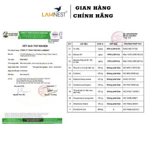 Tổ Yến Chưng Nhân Sâm LamNest tươi nguyên chất 30% yến 70ml - yensaocaocaplamnest
