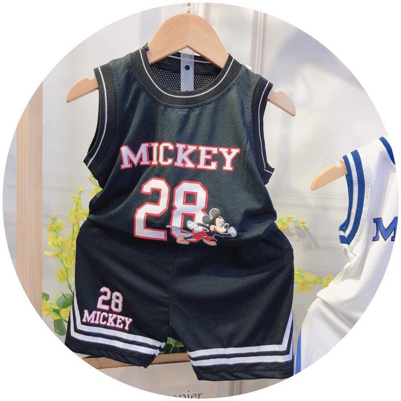 Bộ ba lỗ mickey 28 cho bé trai bé gái