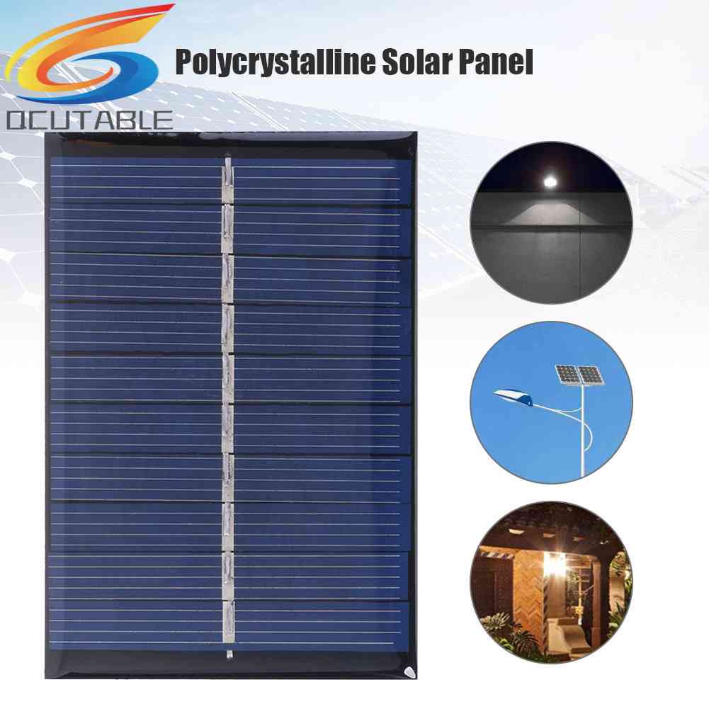 Miếng Sạc Pin Năng Lượng Mặt Trời 0.6W 5V 120mA Polycrystalline