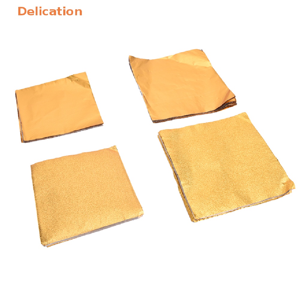 [Delication] Gói 100 Giấy Thiếc Mạ Vàng Đựng Bánh Kẹo Sô Cô La Cho Tiệc Tùng