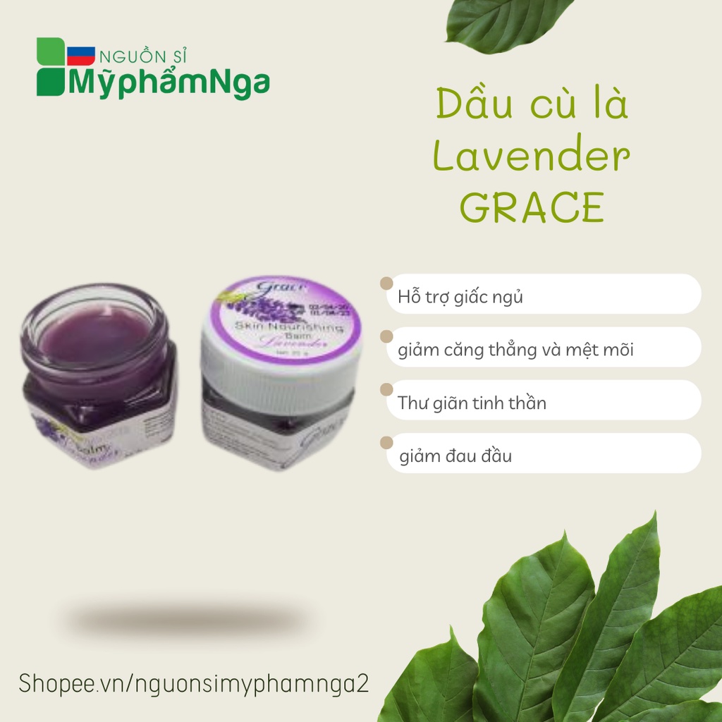 Dầu cù là Lavender GRACE Thái Lan chiết xuất thảo dược