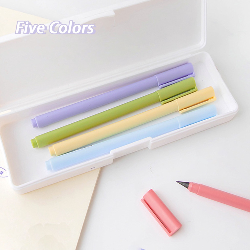 Macaron Eternal Pencil Magic Pencil HB Pencil Bút chì viết không giới hạn Bút chì không mài để viết Quà tặng cho trẻ em