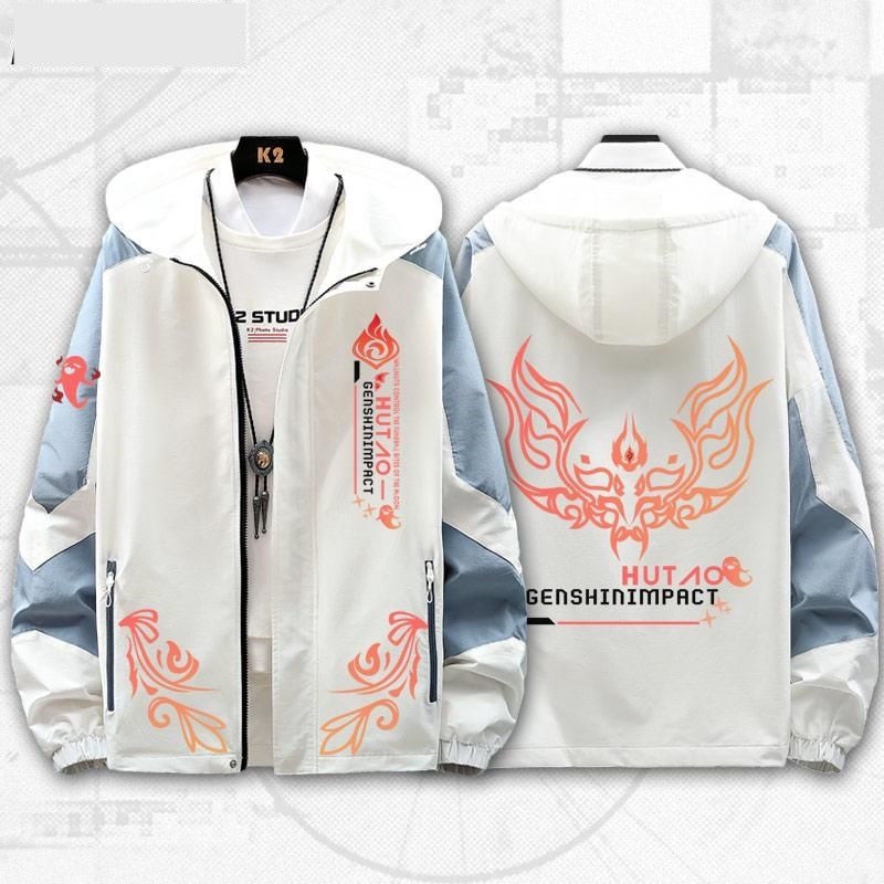 Genshin Impact game surrounding Hu Tao walnut two-dimensional impression clothes men's and women's same sweater jacket jacket autumn and winter