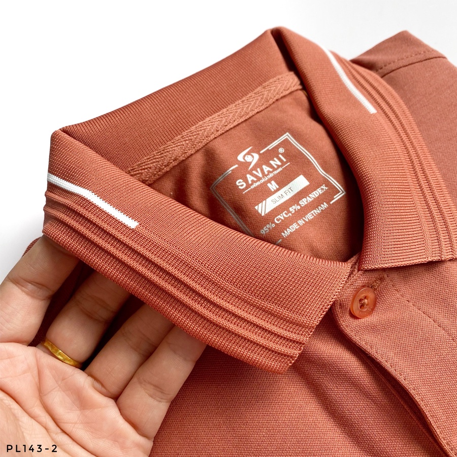 [Mã SR101512 giảm 25% đơn 50K] Áo Polo nam SAVANI cao cấp vải Coolmax mềm mát form chuẩn không bai không xù PL143 | BigBuy360 - bigbuy360.vn