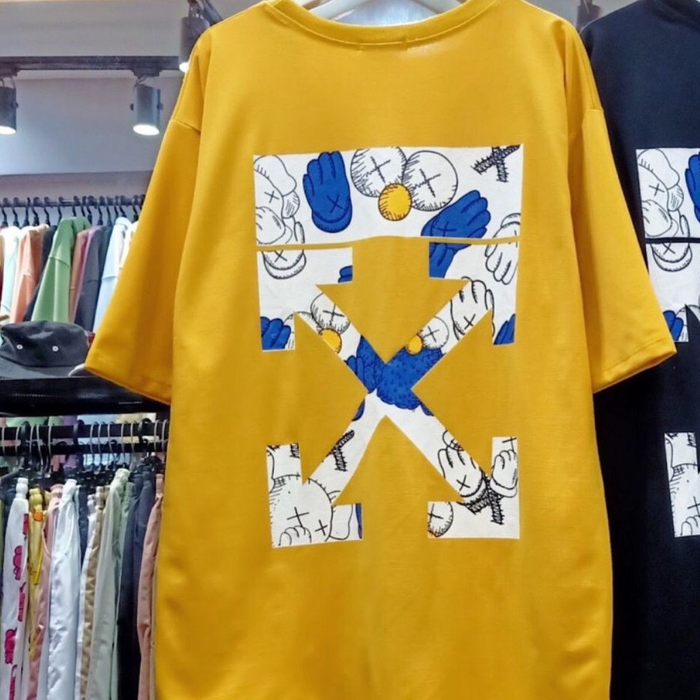 ÁO PHÔNG OFF-WHITE KAWS UNISEX