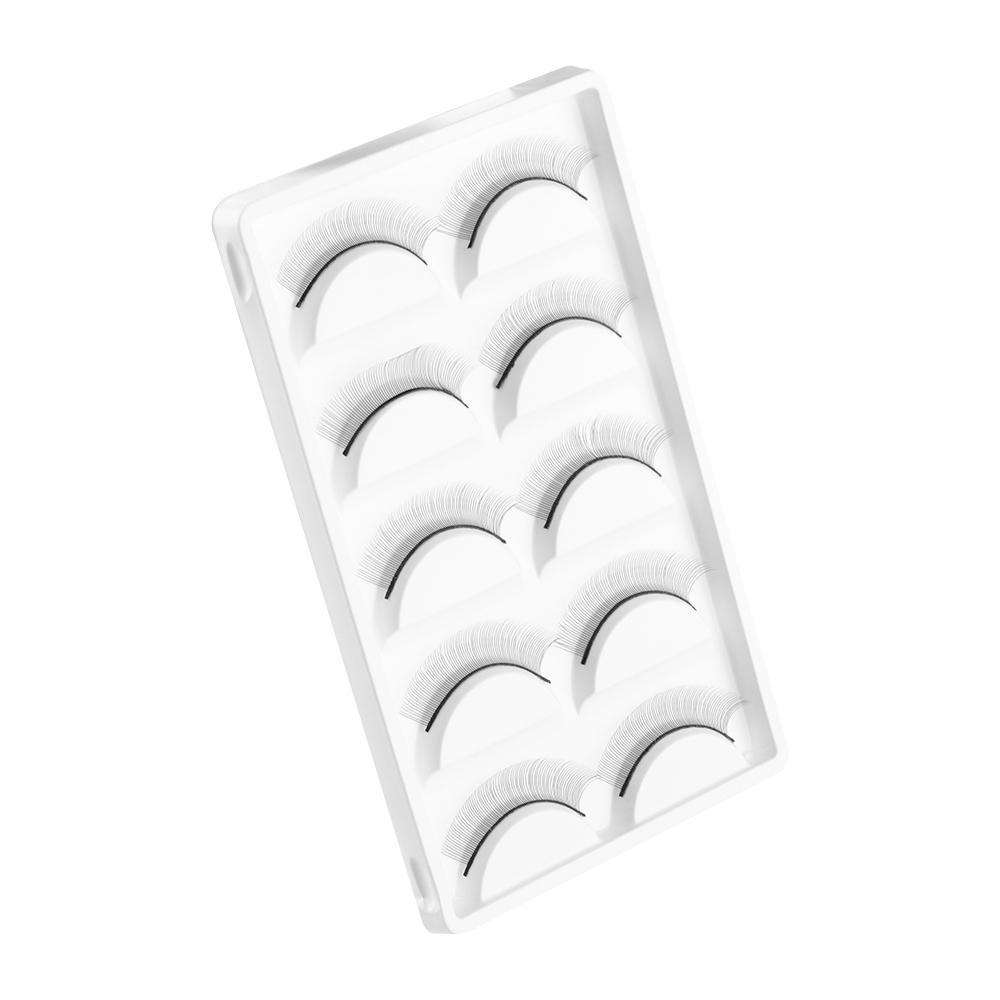 Bộ 5 Cặp Lông Mi Giả Dài Tự Nhiên Thời Trang Dành Cho Nữ Tập Luyện Làm Đẹp