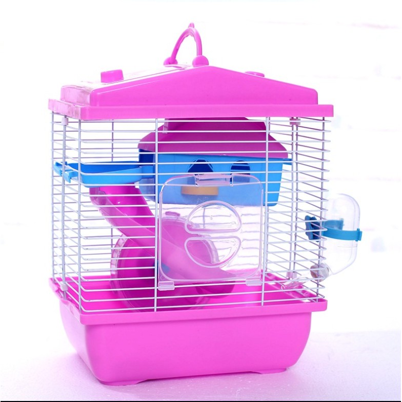 (FREE SHIP) Lồng chuột hamster 2 tầng (full phụ kiện như hình)