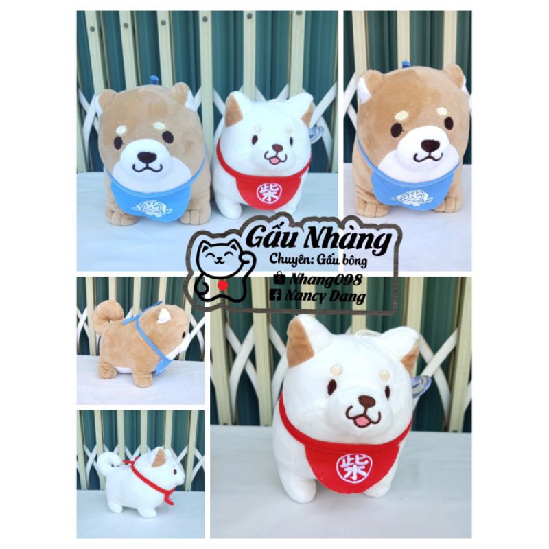 Gấu bông Chó Shiba Nhật bốn mắt dễ thương