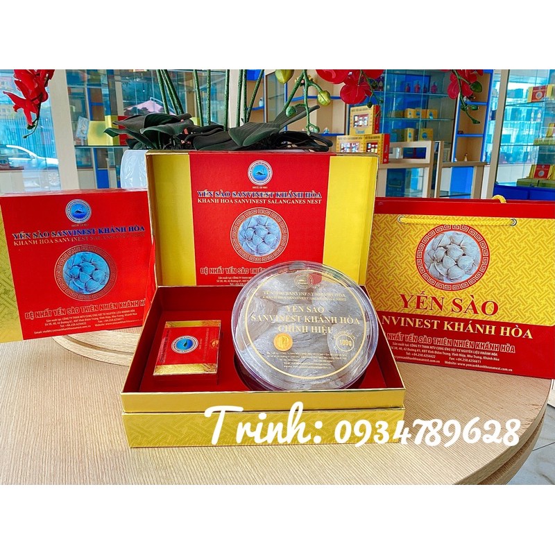 Yến sào Khánh Hoà chính hiệu sơ chế dạng tổ