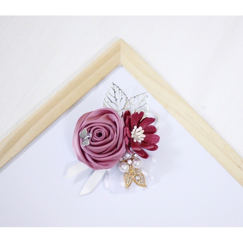Hoa Cài Áo Cao Cấp, Ghim Cài Áo Hoa Hồng Mẫu KA2 Thời Trang Nữ Siêu Sang Trọng, Quý Phái