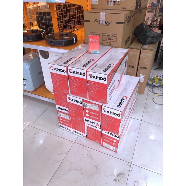 Máy Sưởi Gốm Rapido RCH_2000D khiển từ xa bảng điều khiển led chính hãng bảo hành tại nhà