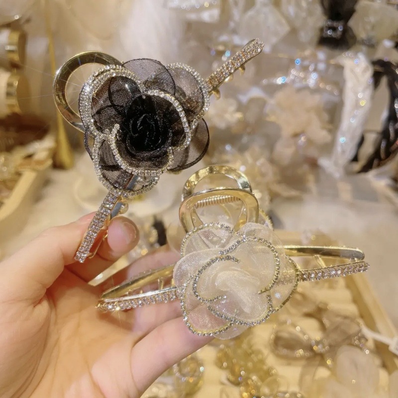 Kẹp Tóc Hình Hoa Cỡ Lớn Thời Trang Mùa Hè Xinh Xắn Cho Nữ