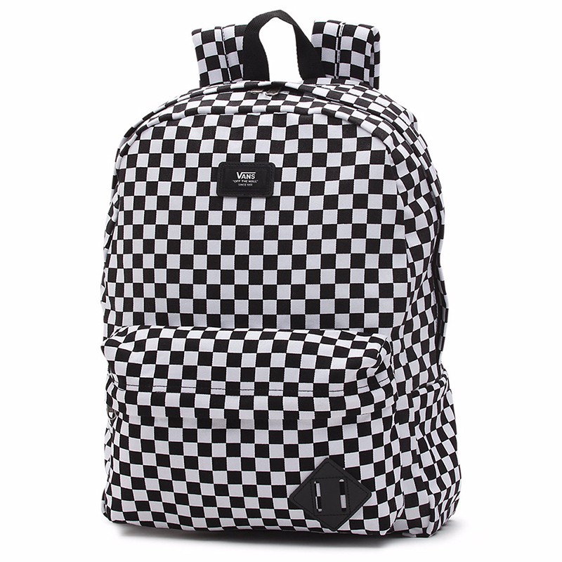 Balo Vans [ FULL TEM ] Balo Vans Old Skool Checkerboard Backpack - Thiết kế độc đáo phù hợp Nam và Nữ CHỐNG NƯỚC TỐT